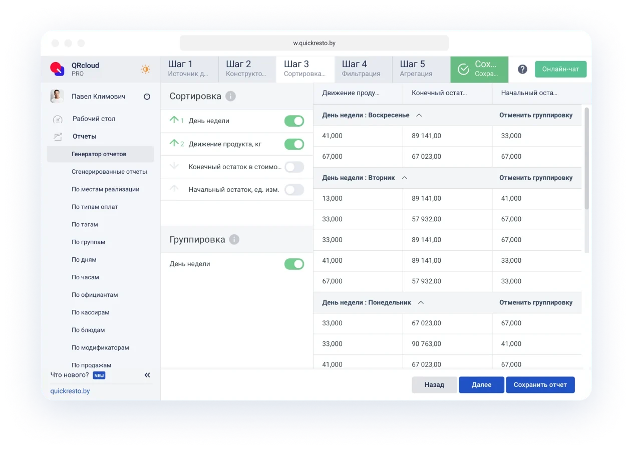 программа автоматизации фастфуда