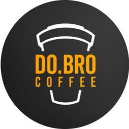 Логотип компании DO.BRO Coffee
