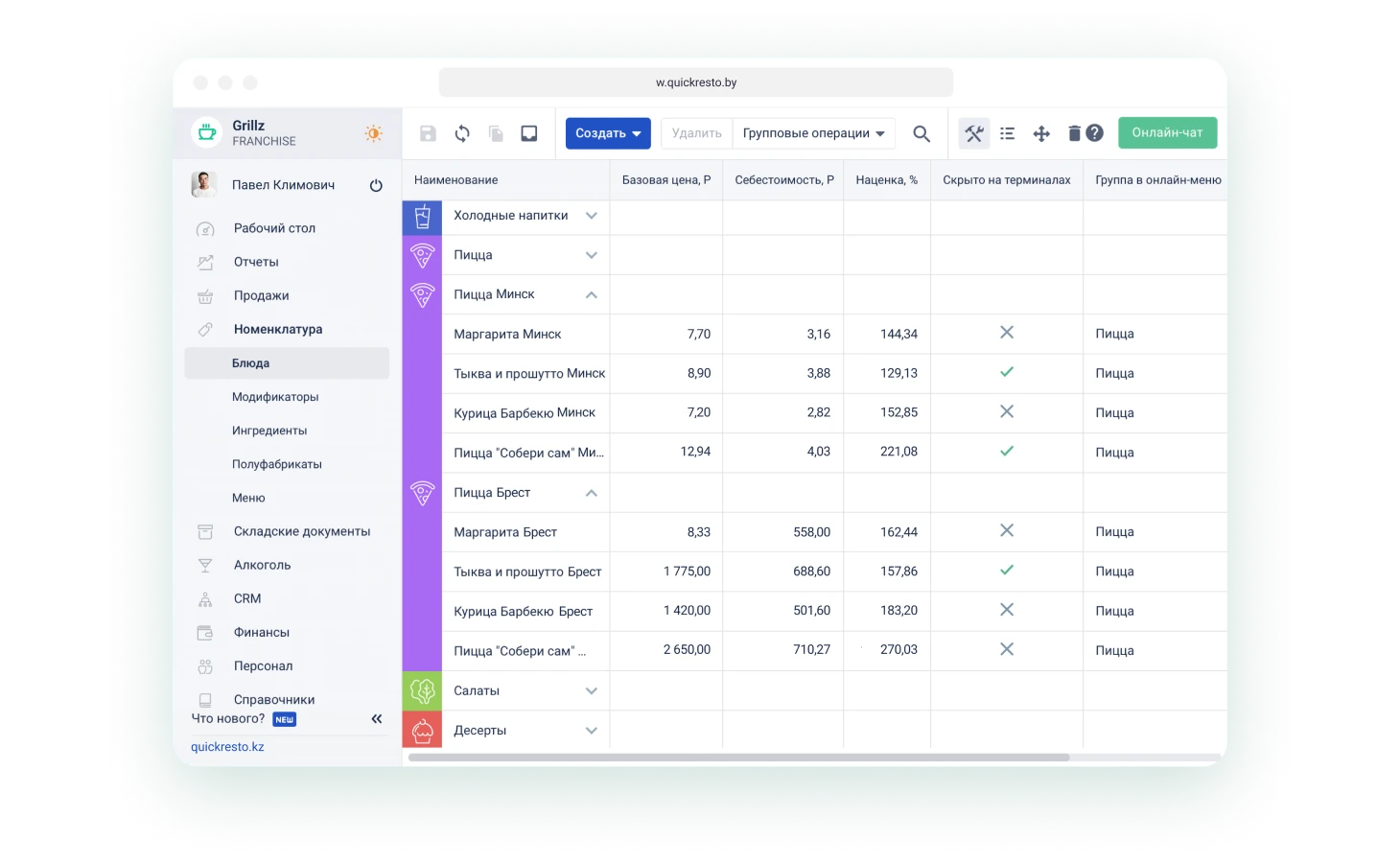 Программа автоматизации франшизы